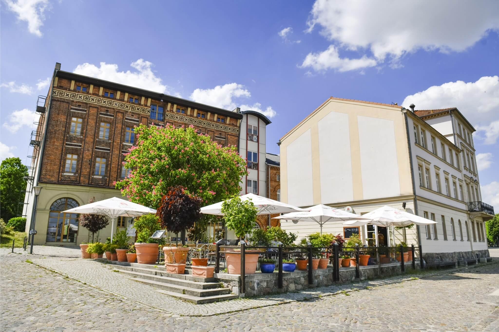 Außenansicht Frankfurter Kartoffelhaus  am Holzmarkt in Frankfurt (Oder), Foto: Andreas Schubert, Lizenz: Frankfurter Kartoffelhaus 